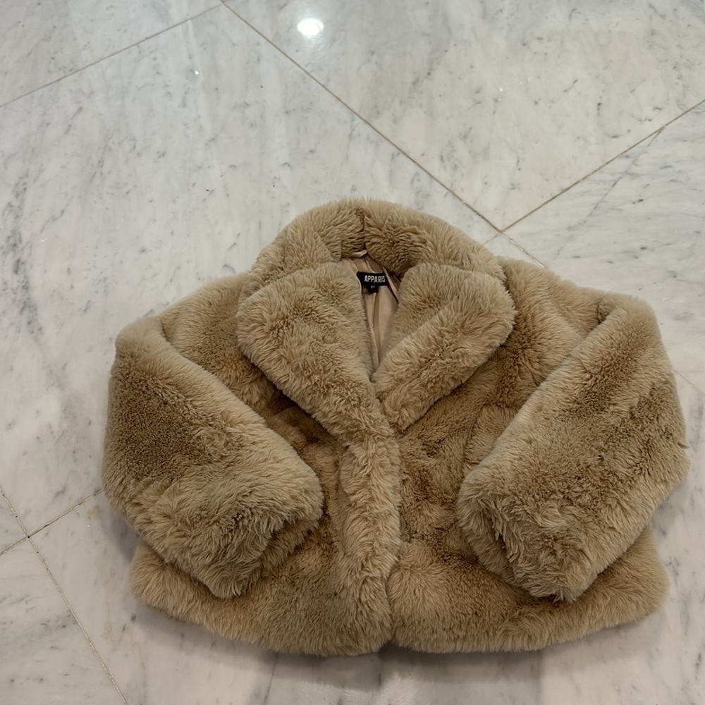 Apparis Milly Faux Fur Girls coat